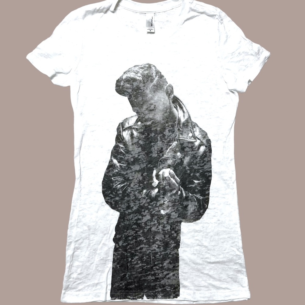 NWOT Next Level Miguel SS Crewneck Burnout T-Shirt White Women’s Sz M & XL
